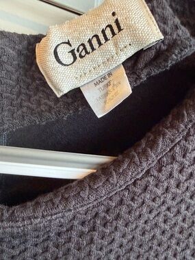 Ganni black dress